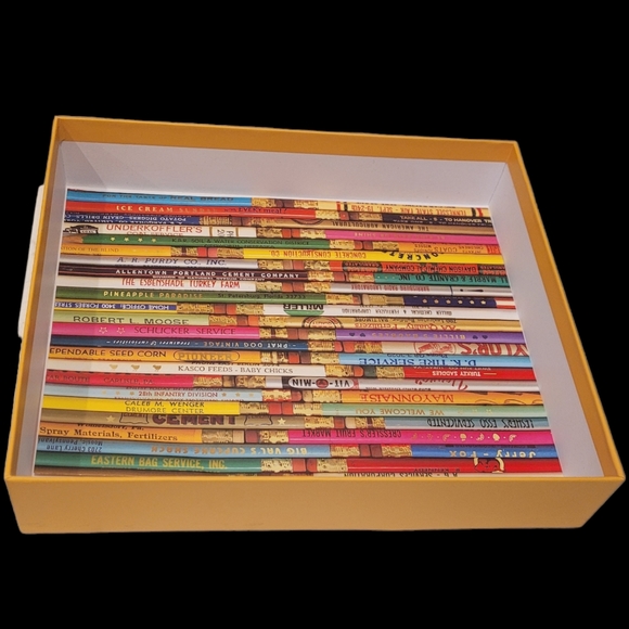 Galison Vintage Pencils 1000 Piece Foil Puzzle - Picture 6 of 11